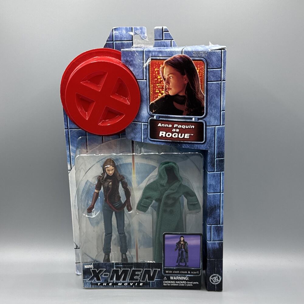 2000 Toy Biz X-Men: The Movie Anna Paquin As Rogue With Cloak And Scarf